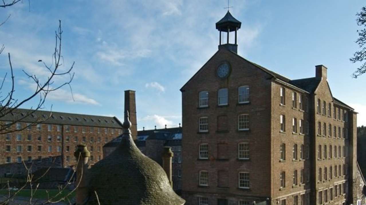 Outside view of Stanley Mills in Perth Outside view of Stanley Mills in Perth