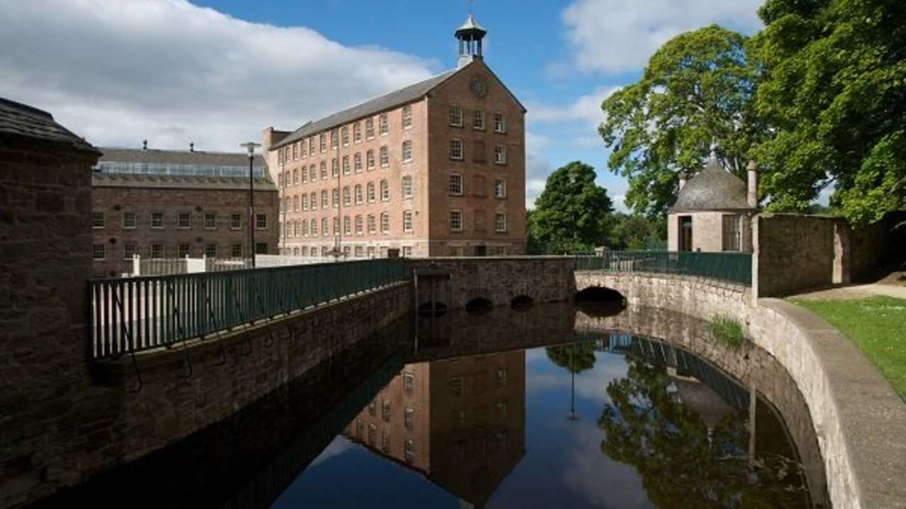 Canal at Stanley Mills in Perth Canal at Stanley Mills in Perth