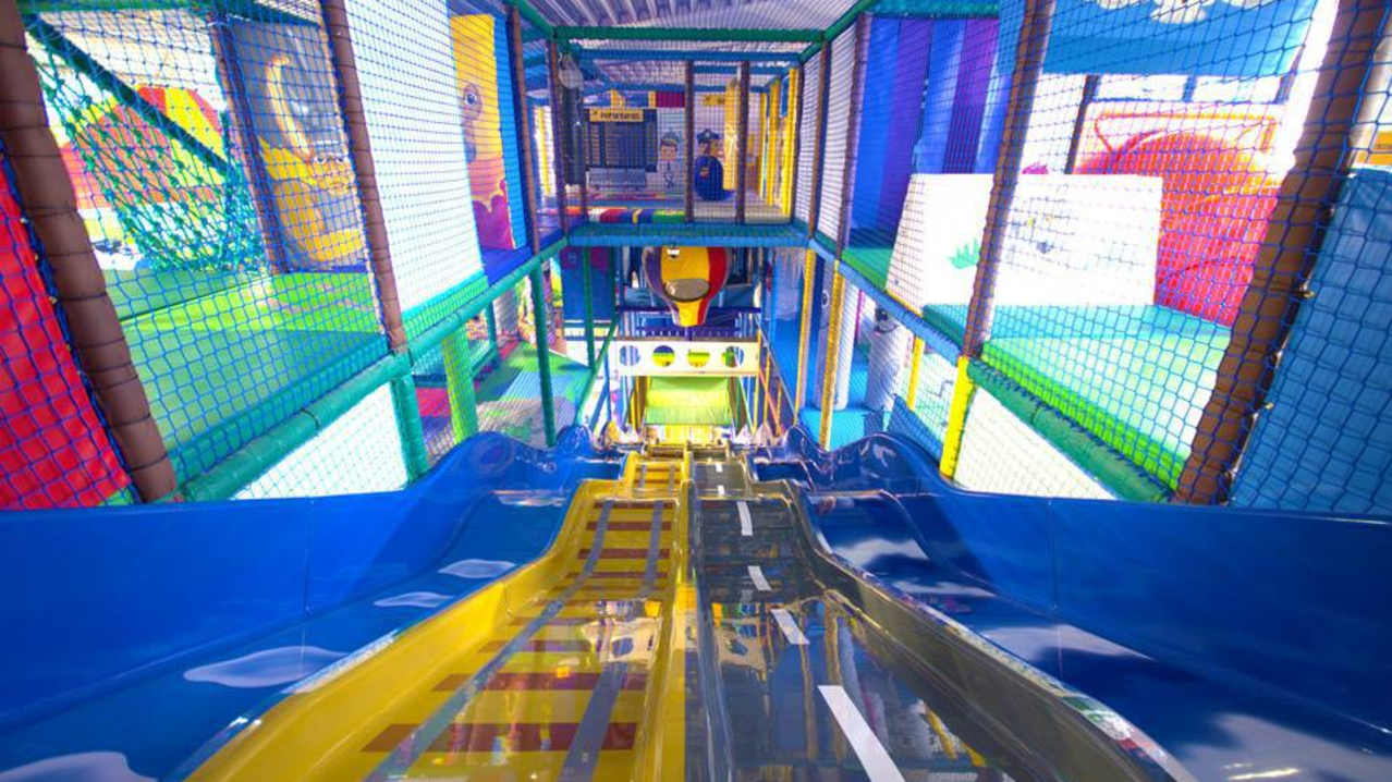 Slides at Bubbles World of Play in New Brighton