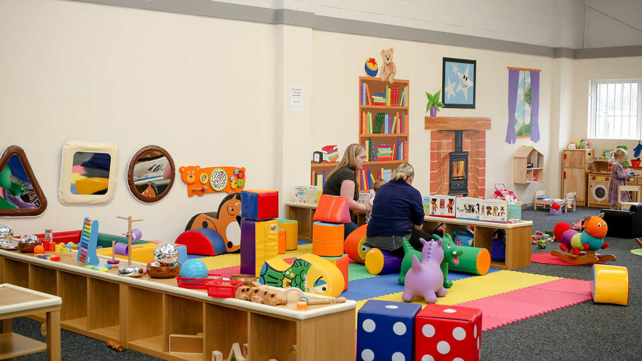 Play area at Clart About Sensory Cafe in Consett Play area at Clart About Sensory Cafe in Consett