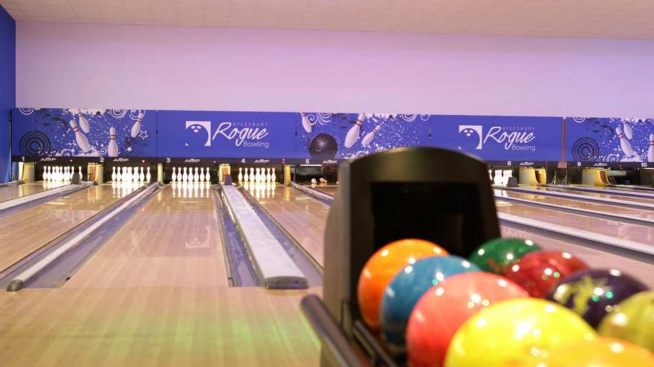 Bowling alleys at Rogue Bowling in Aylesbury