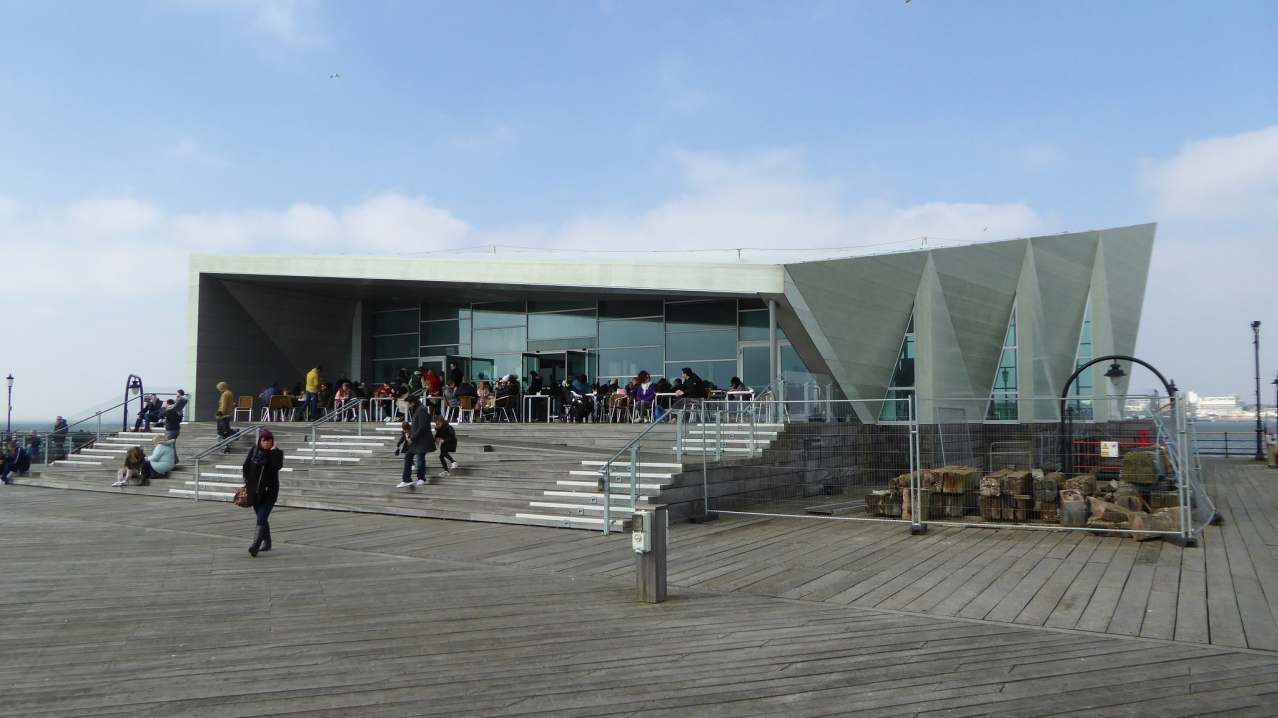 Outside view of Southend Pier Museum in Southend On Sea Outside view of Southend Pier Museum in Southend On Sea