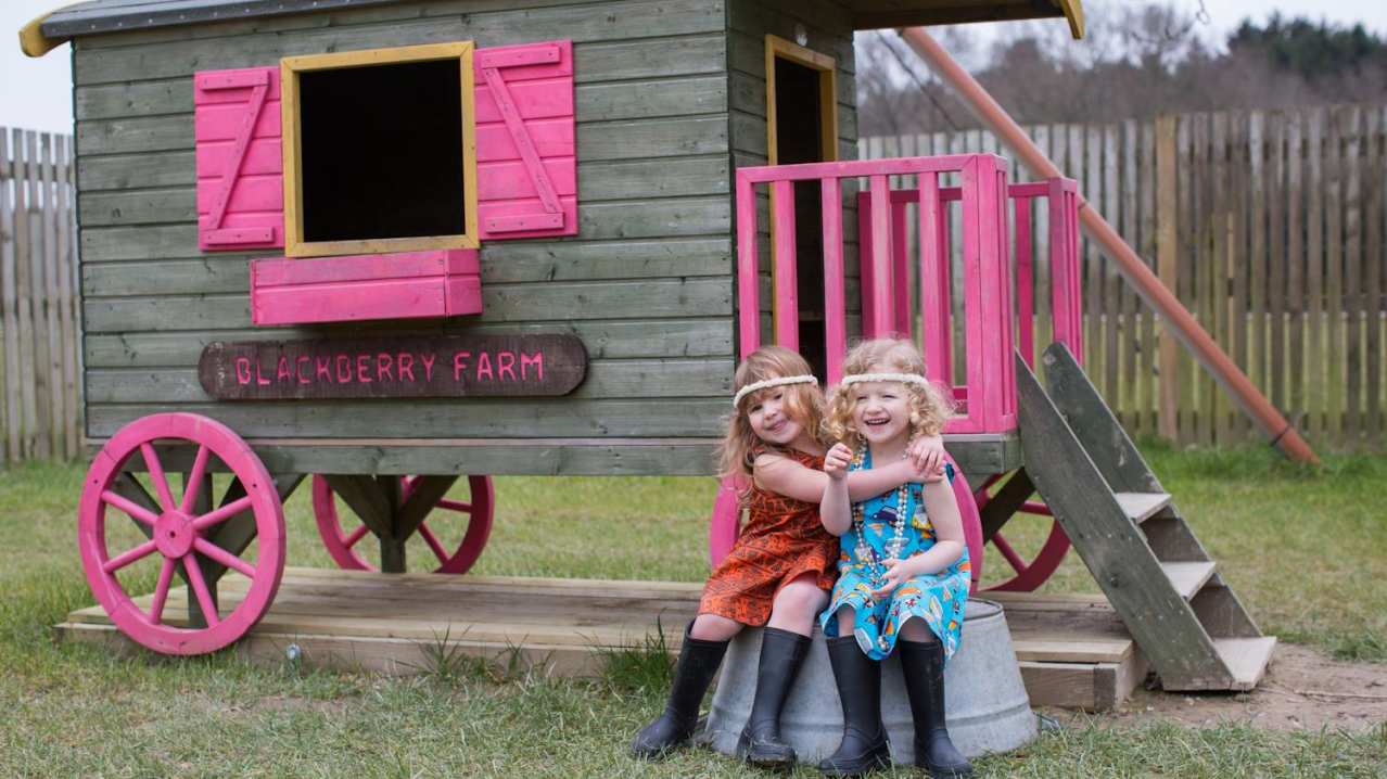 Girls at Blackberry Farm in Lewes Girls at Blackberry Farm in Lewes