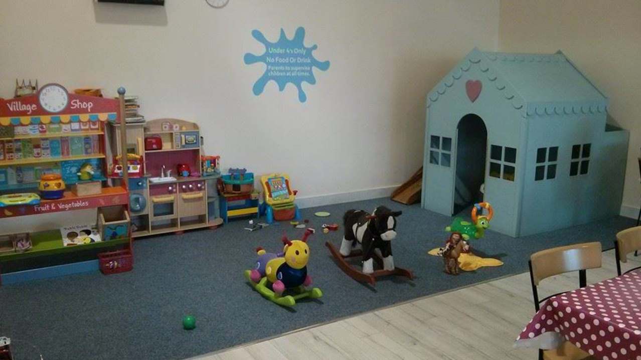 Toddler play area at Lollipops and Ladybirds in Cwmbran