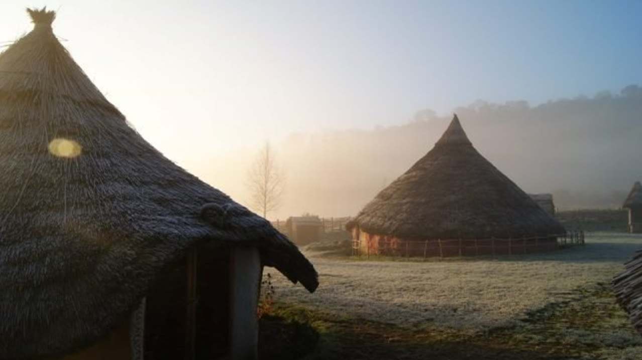 Small Haust at Butser Ancient Farm in Waterlooville