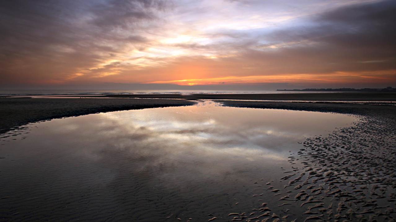 Sunset at Stevenston Beach Sunset at Stevenston Beach