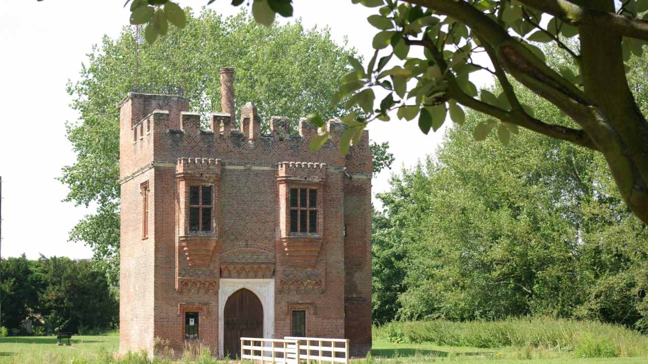Outside view of Rye House Gatehouse in Hoddesdon