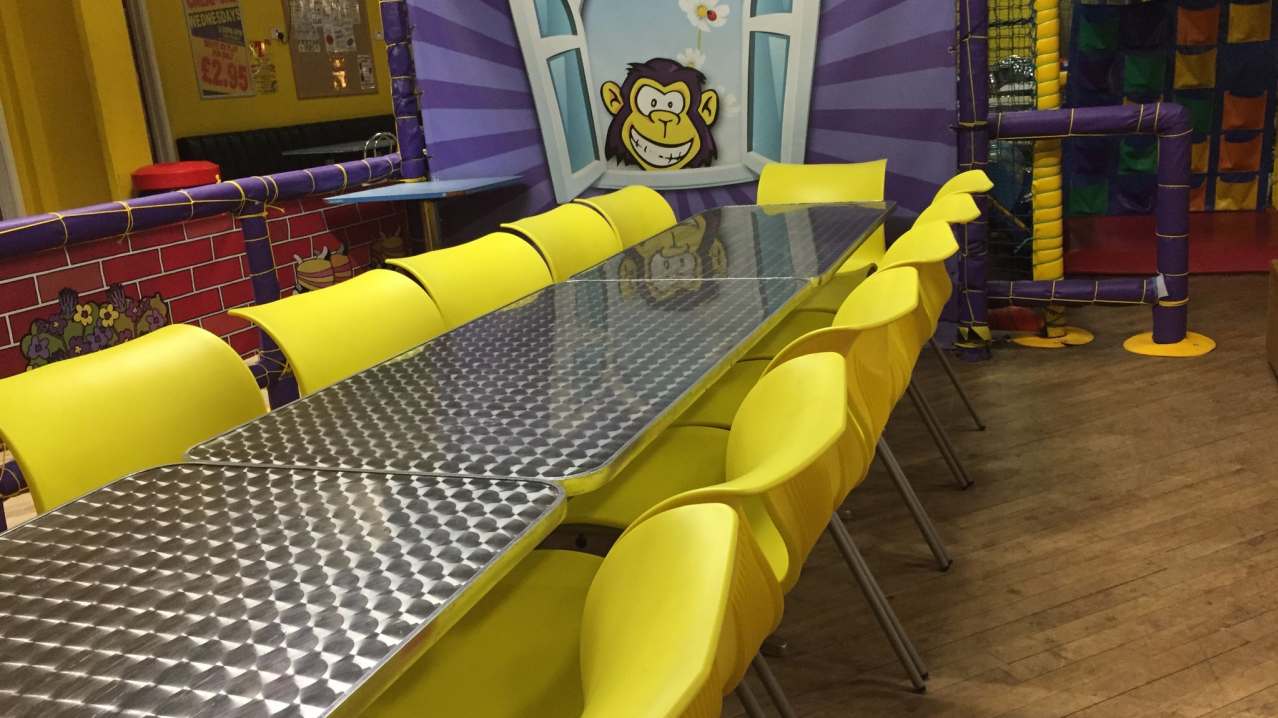 Seating area at Funkys in Norwich