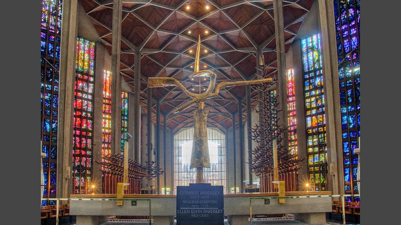 Artefact at Coventry Cathedral Artefact at Coventry Cathedral