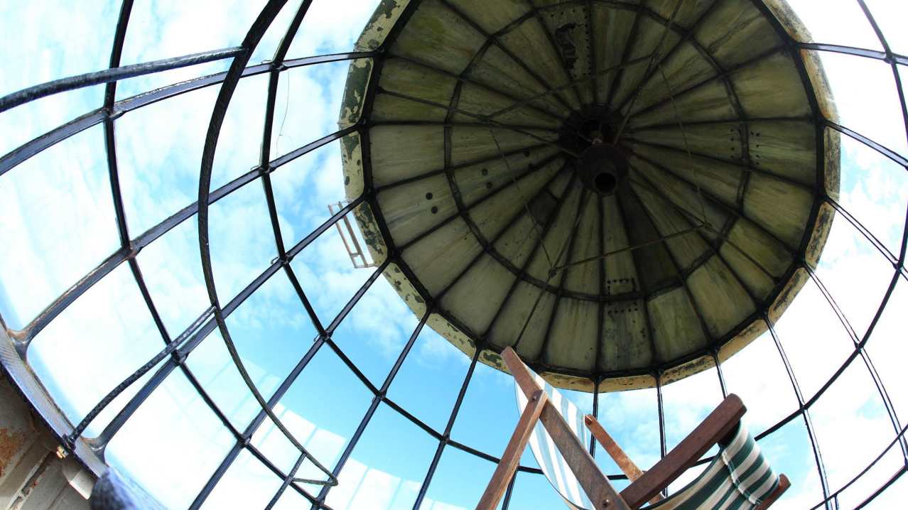 Inside lighthouse in Lundy Island in Bideford Inside lighthouse in Lundy Island in Bideford