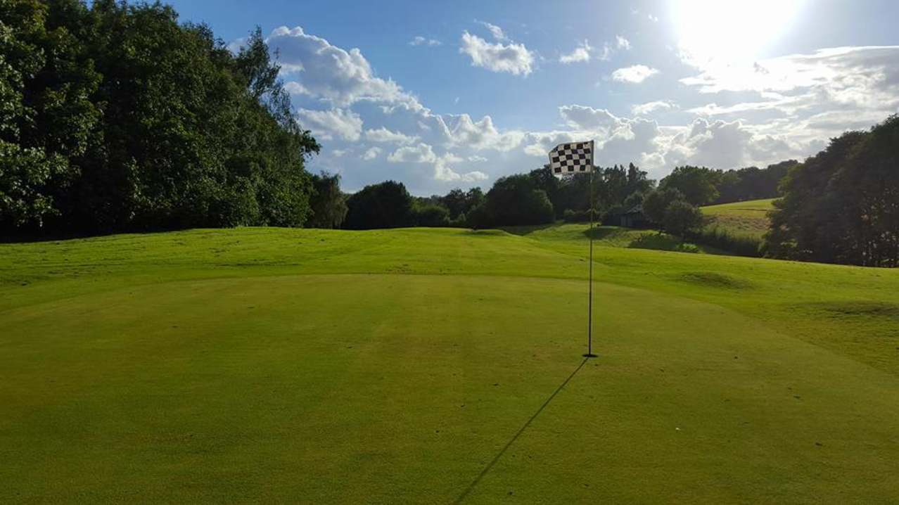 Golf hole at Heaton Park Golf Centre in Prestwich Golf hole at Heaton Park Golf Centre in Prestwich