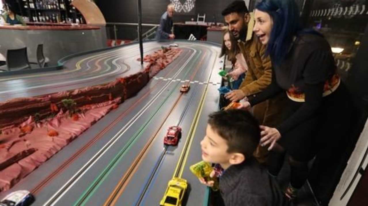 Some kids playing RaceCars in Milton Keynes Some kids playing RaceCars in Milton Keynes