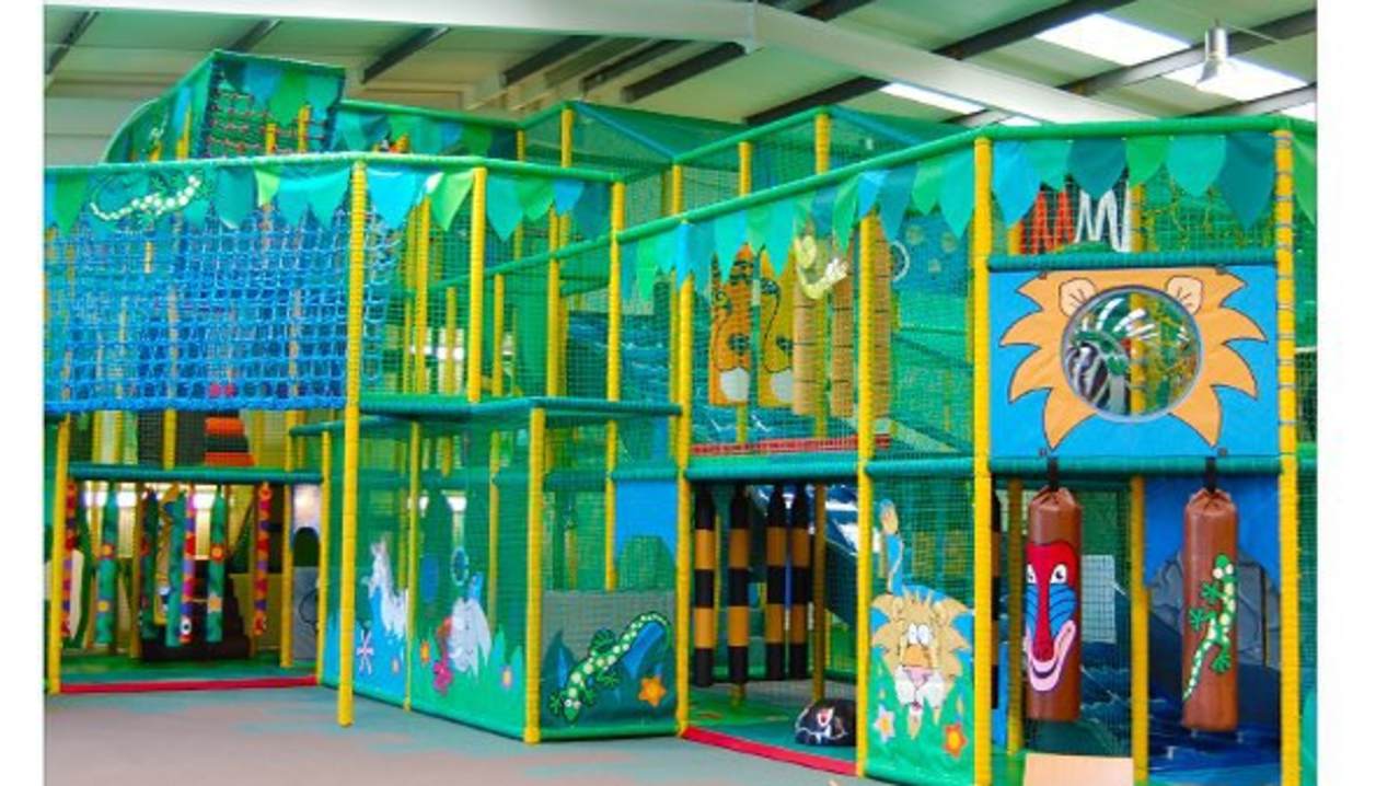 Indoor soft play frame at Jungle Adventure in Colchester Indoor soft play frame at Jungle Adventure in Colchester