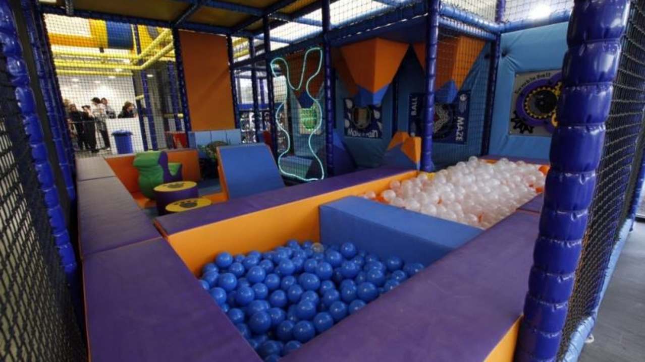 Inside soft play frame at The Ark Poole Park Inside soft play frame at The Ark Poole Park