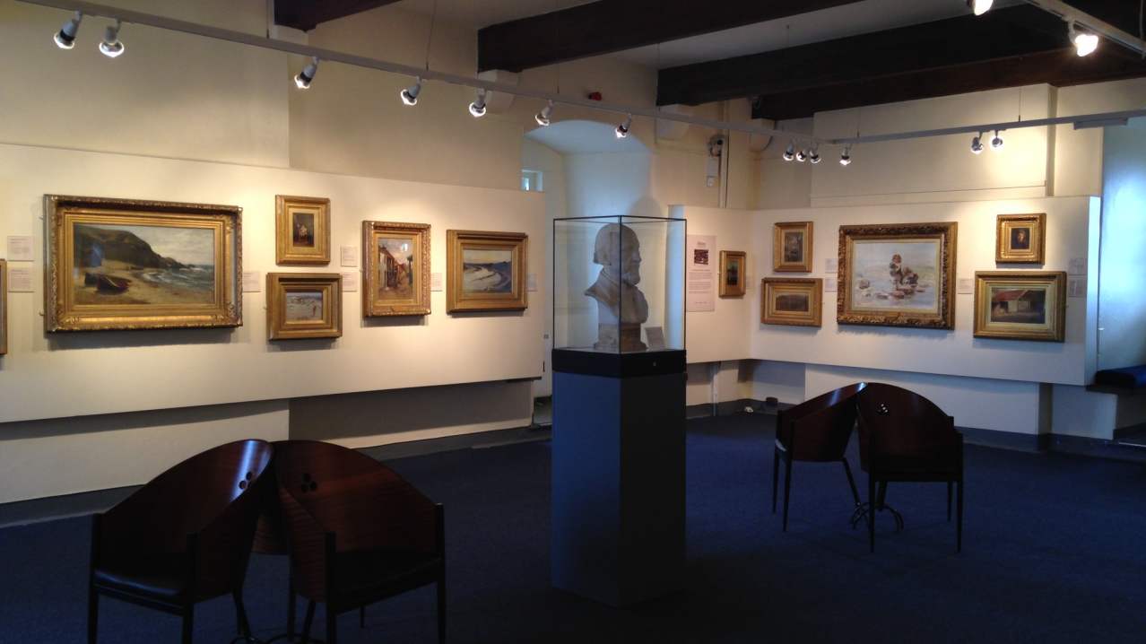 Art gallery at Broughty Castle in Dundee Art gallery at Broughty Castle in Dundee