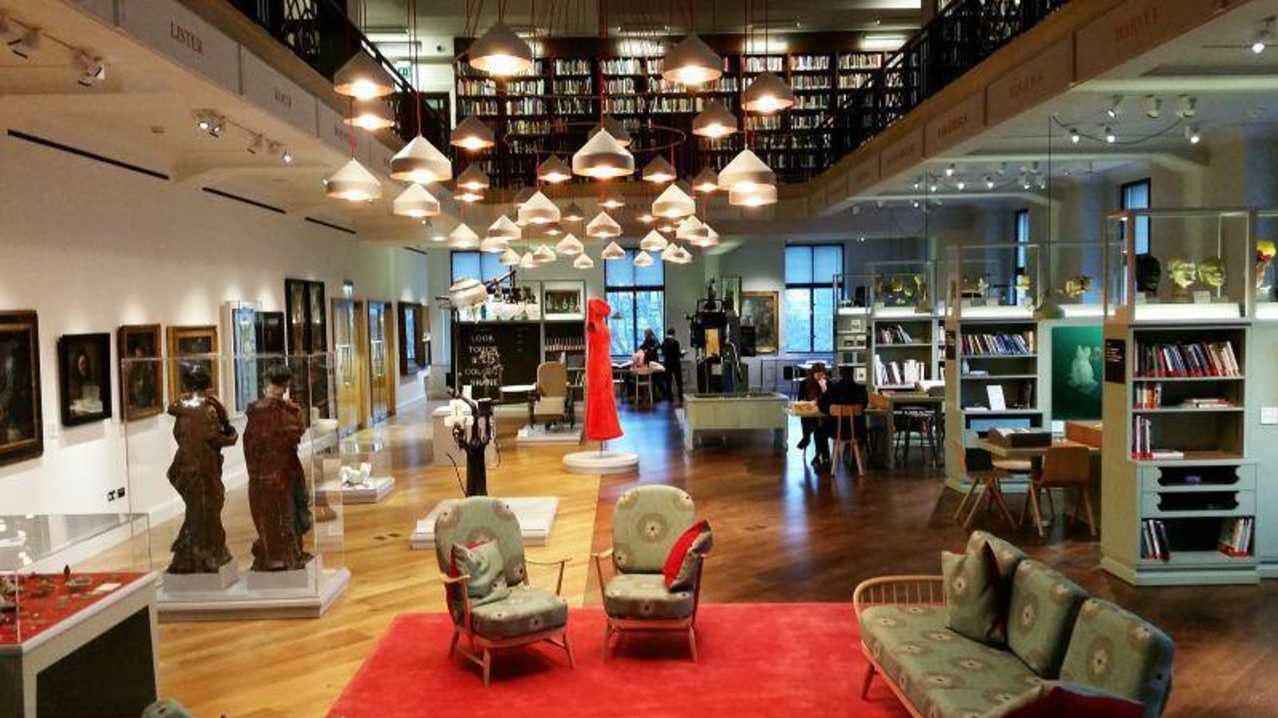 Library at Wellcome Collection in London Library at Wellcome Collection in London