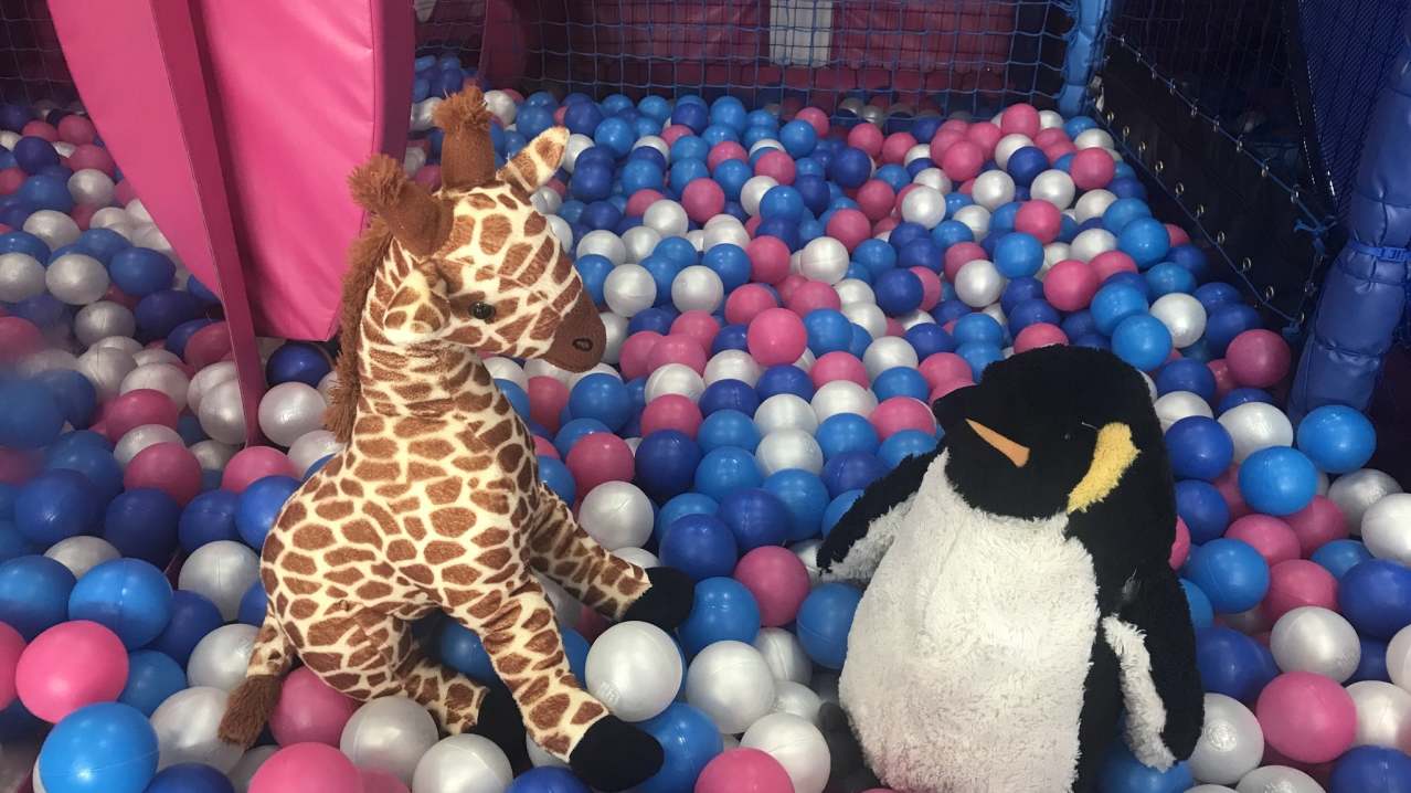 Ball pit at Paint and Play in Ruislip Ball pit at Paint and Play in Ruislip