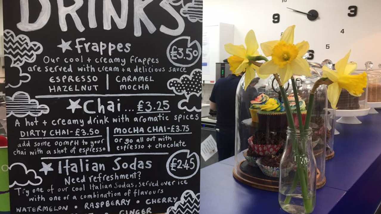 Cafe menu at Little Green Frog Cafe in Lichfield Cafe menu at Little Green Frog Cafe in Lichfield