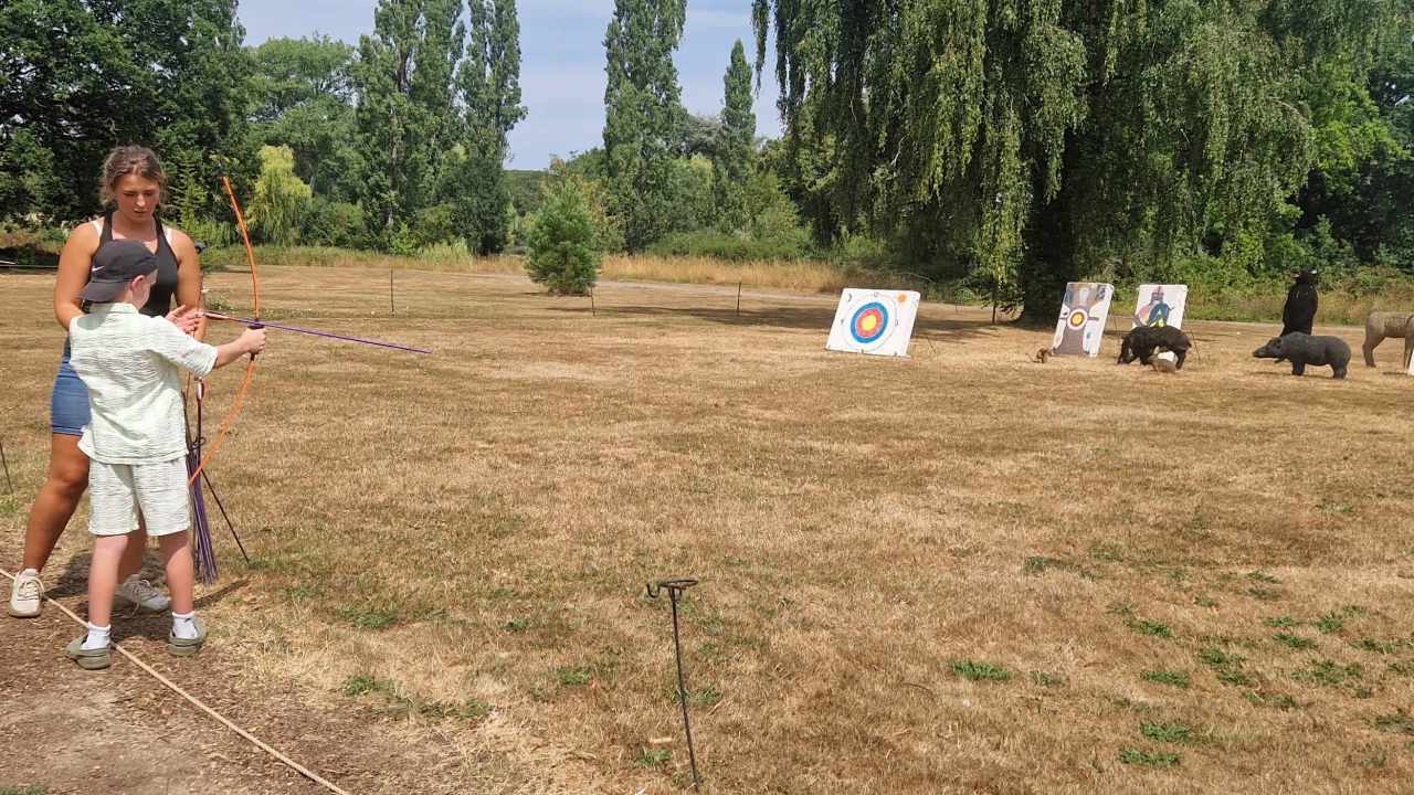 Archery at the castle