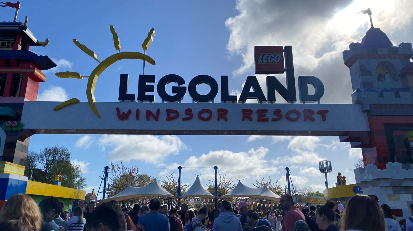 The entrance to Legoland The entrance to Legoland