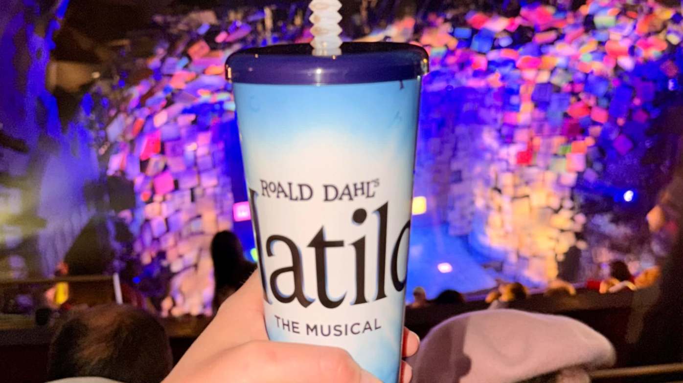 The stage, the lights and a Matilda cup in hand - we were ready!
