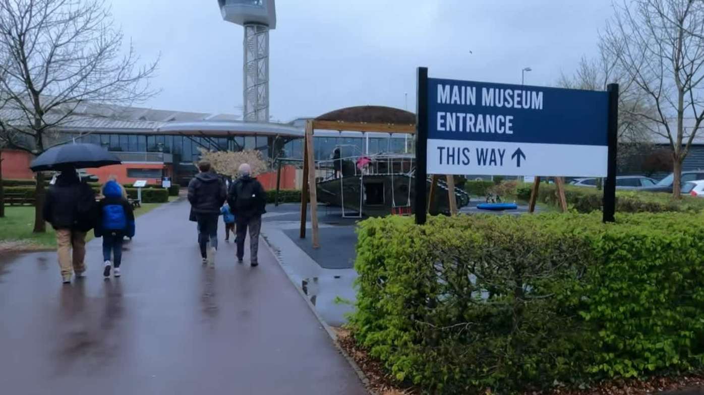 We arrived in the wet but nearly everything was indoors We arrived in the wet but nearly everything was indoors