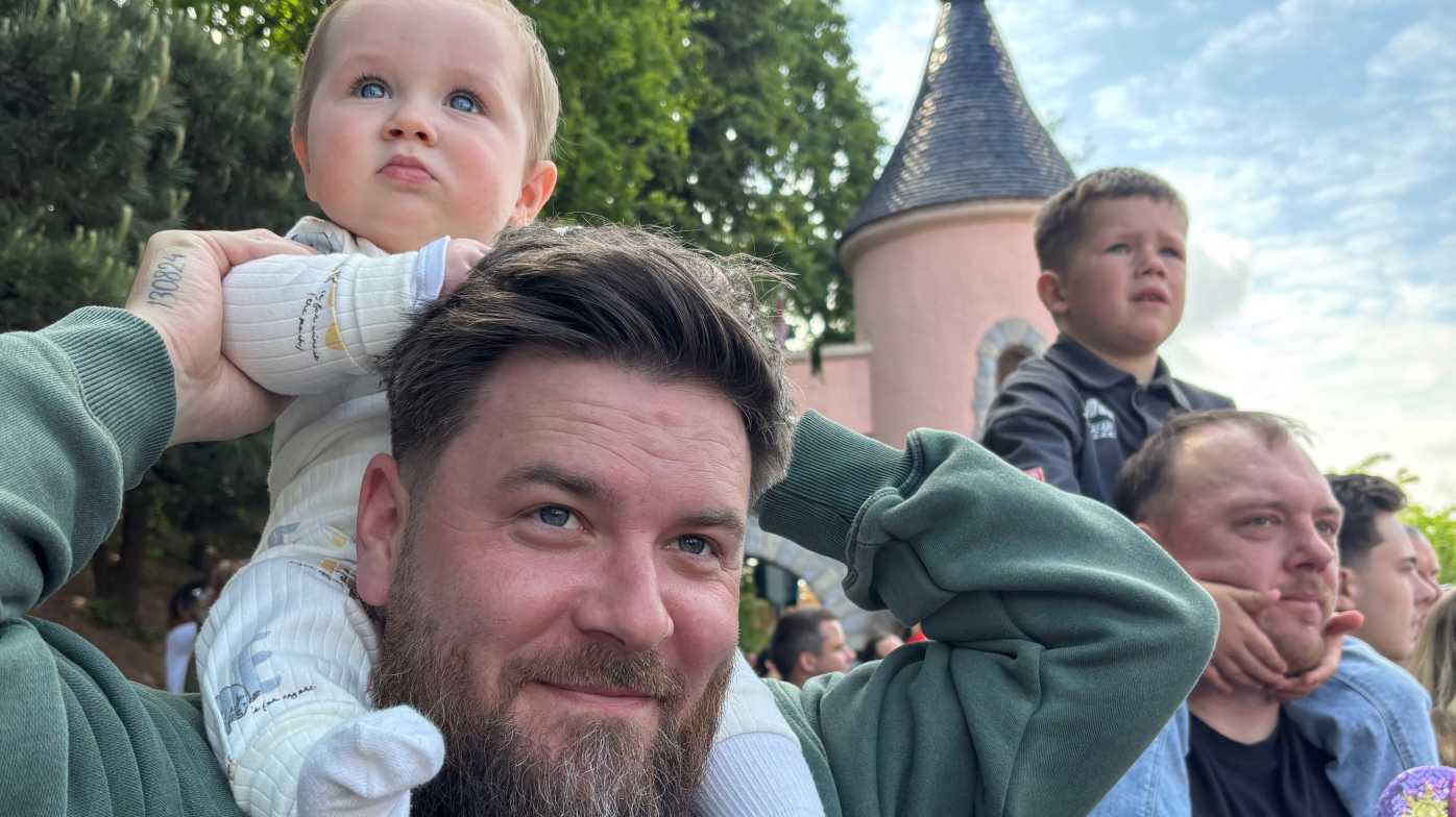 Watching the parade