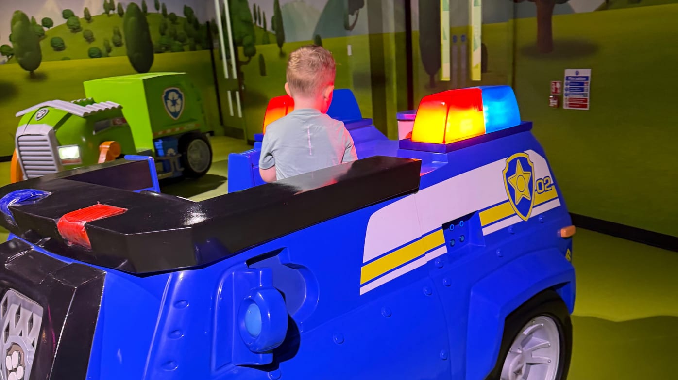 Straight on to Chase’s vehicle