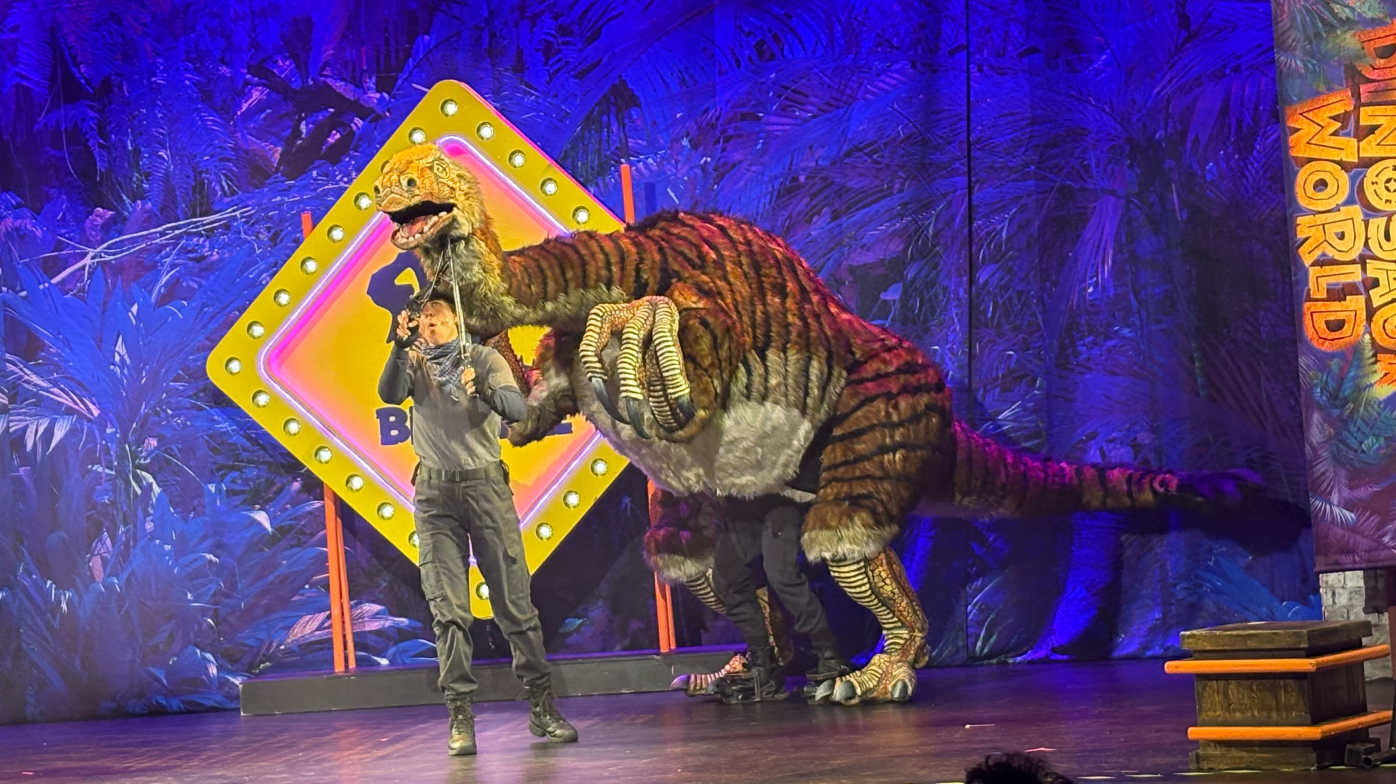 Dinosaurs were making their entrance