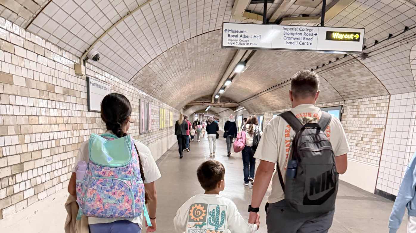 Arriving by tube Arriving by tube
