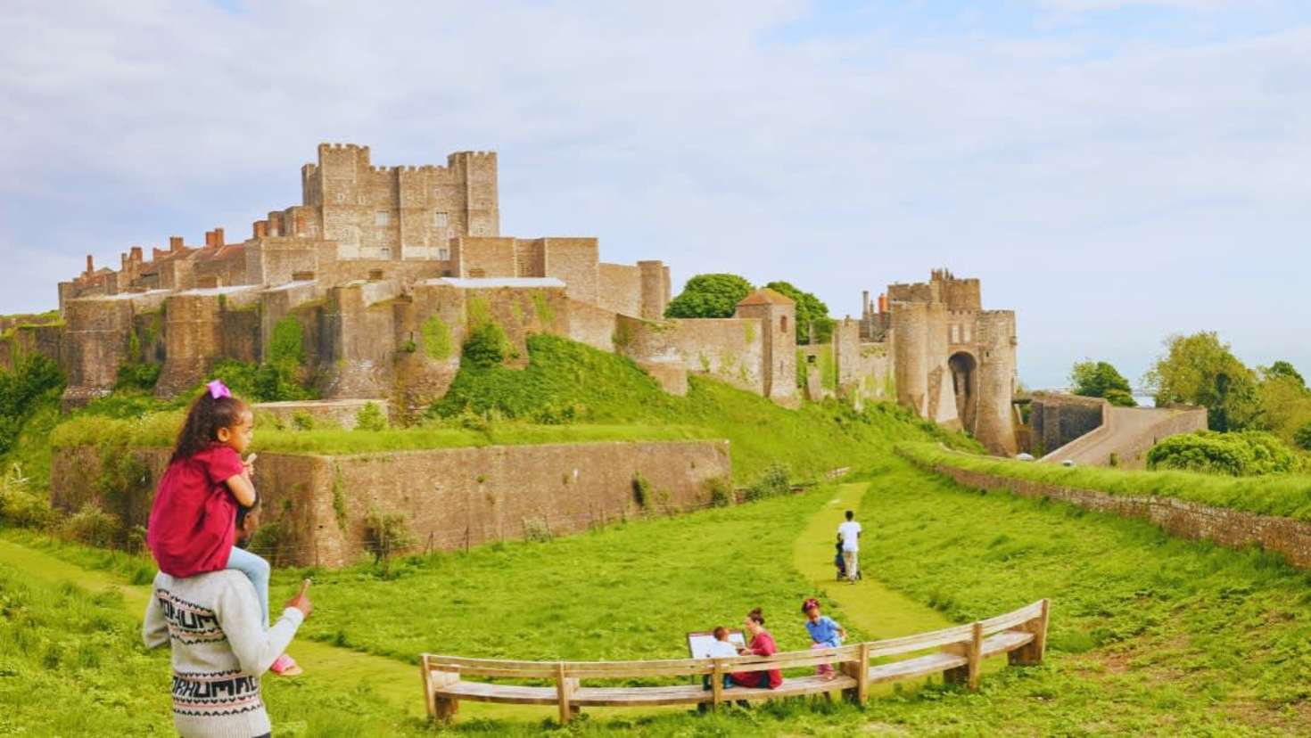 Climb, explore and play in the castle-themed play area - Image