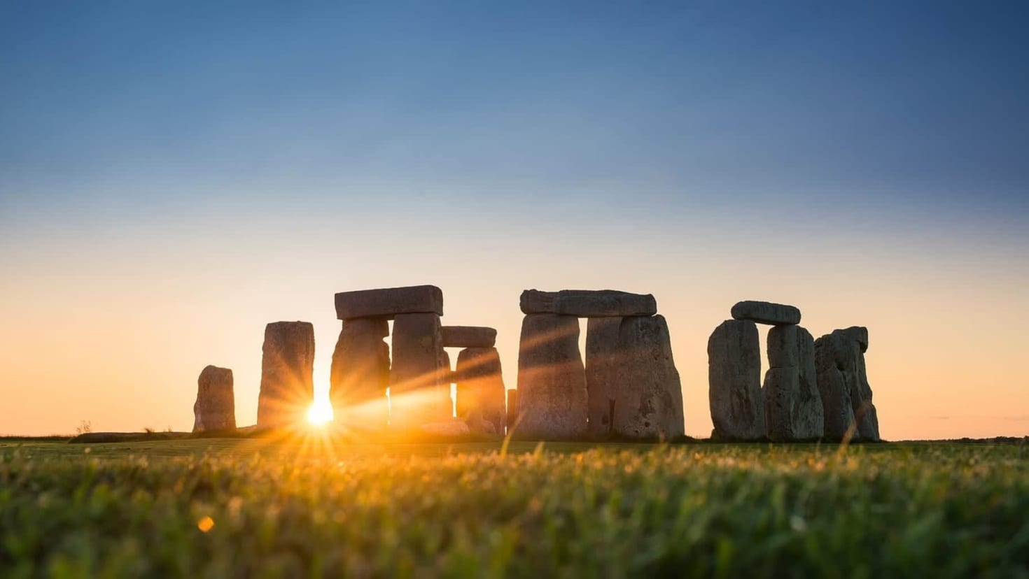 stonehenge at sunset
