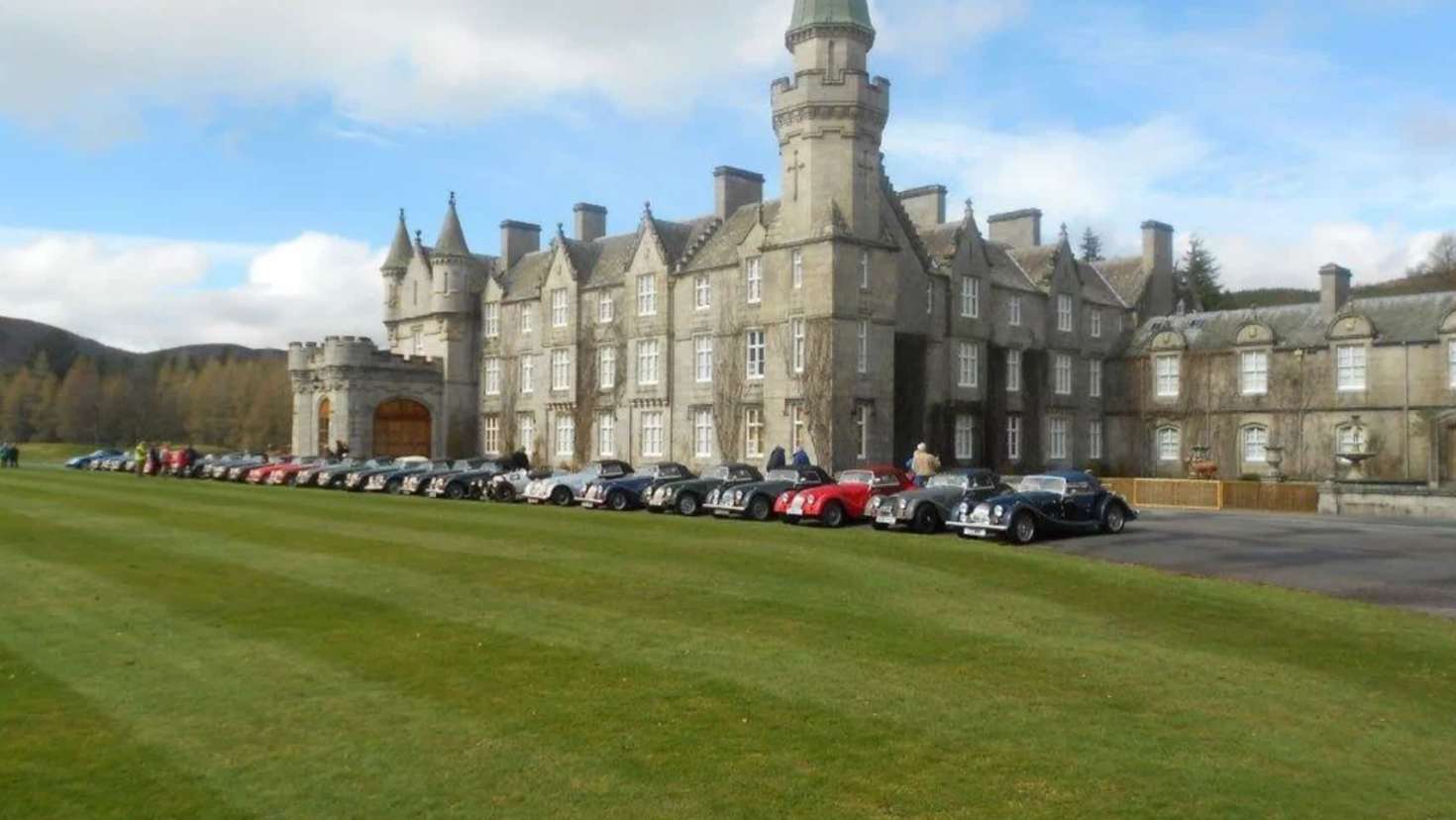 Balmoral Castle exterior with surrounding grounds