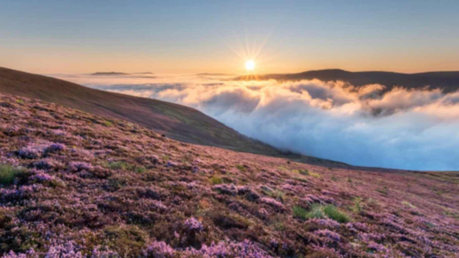 Mountain scenery in Cairngorm National Park