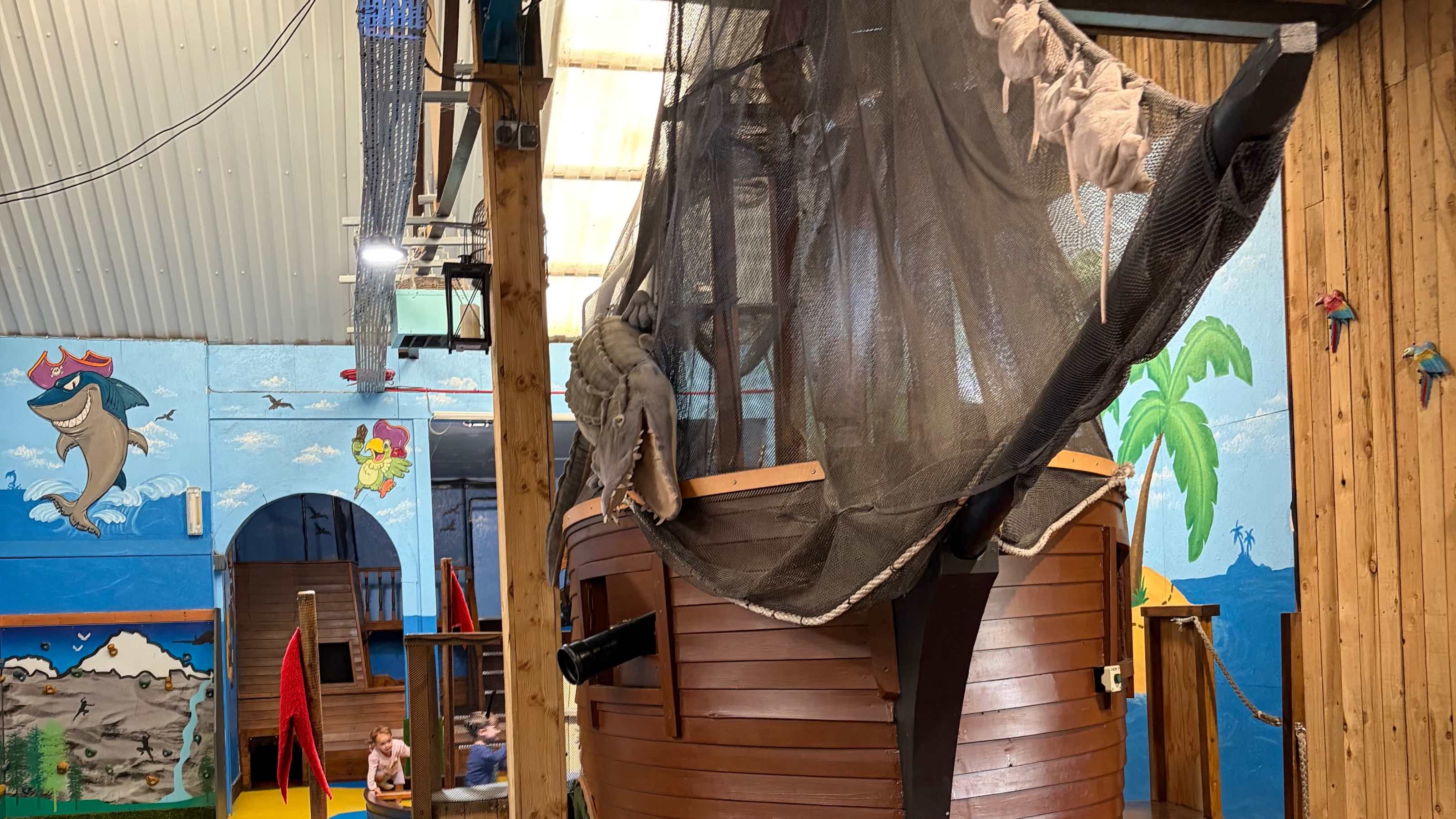 Pirate ship play area