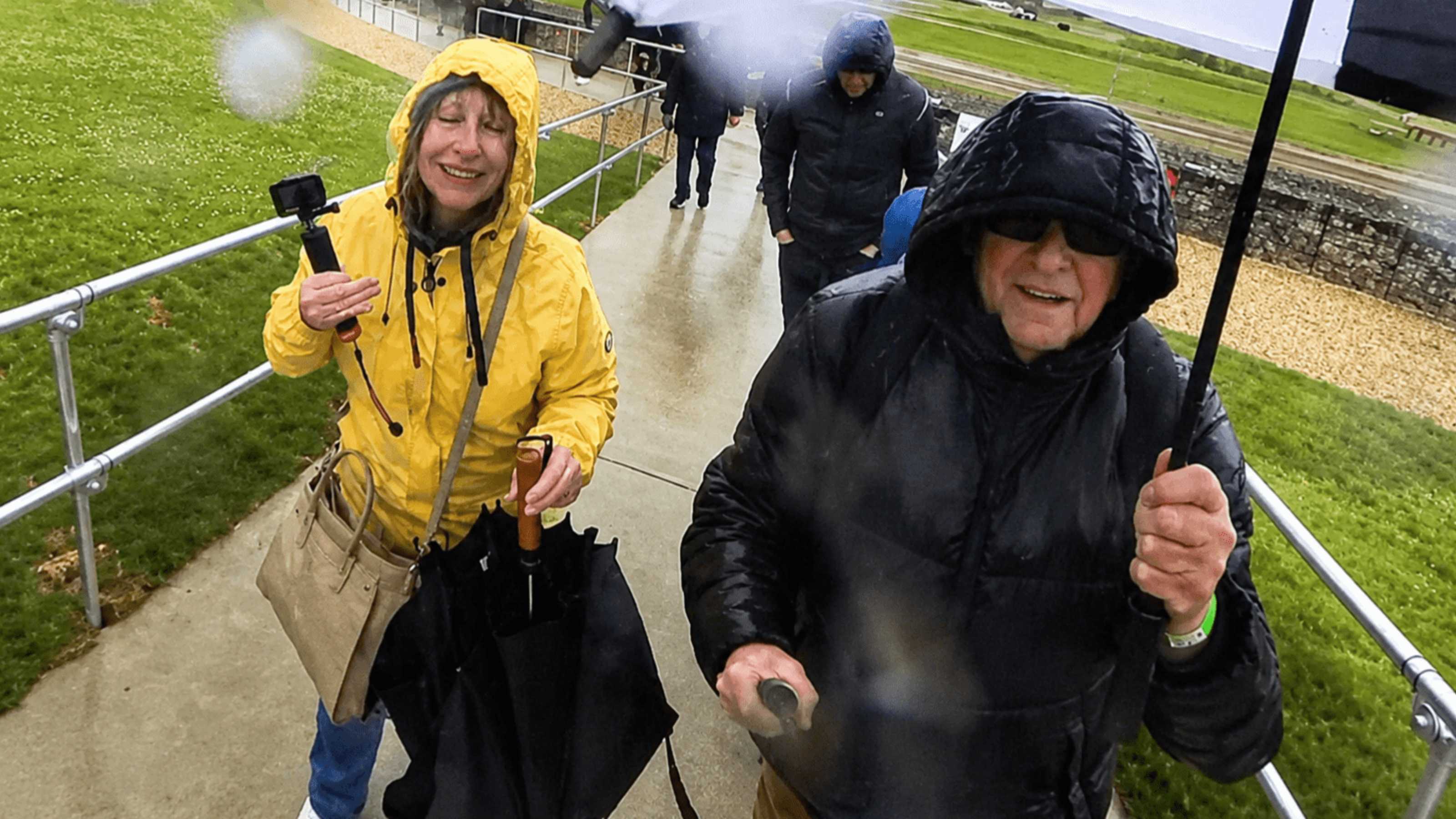Mum smiling through the rain Mum smiling through the rain