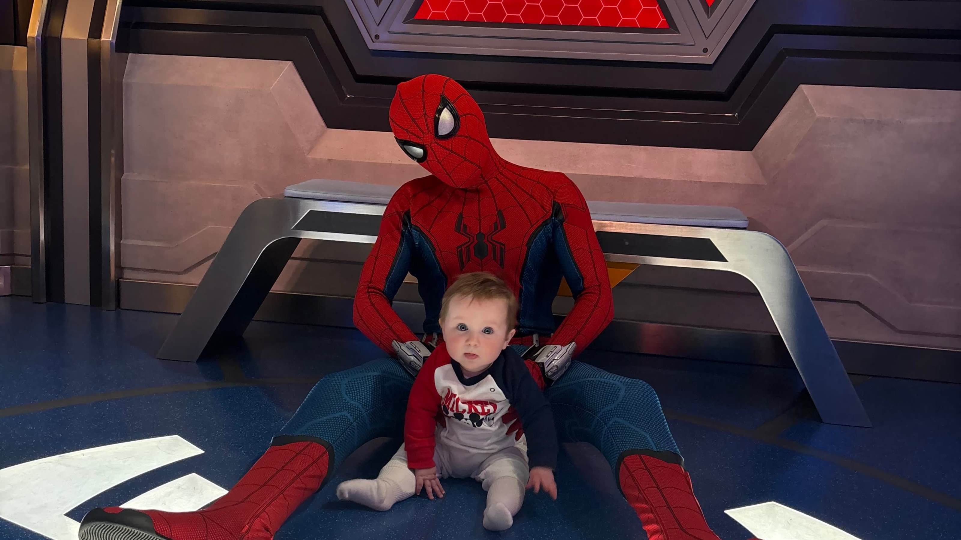 Leo meeting spider-Man