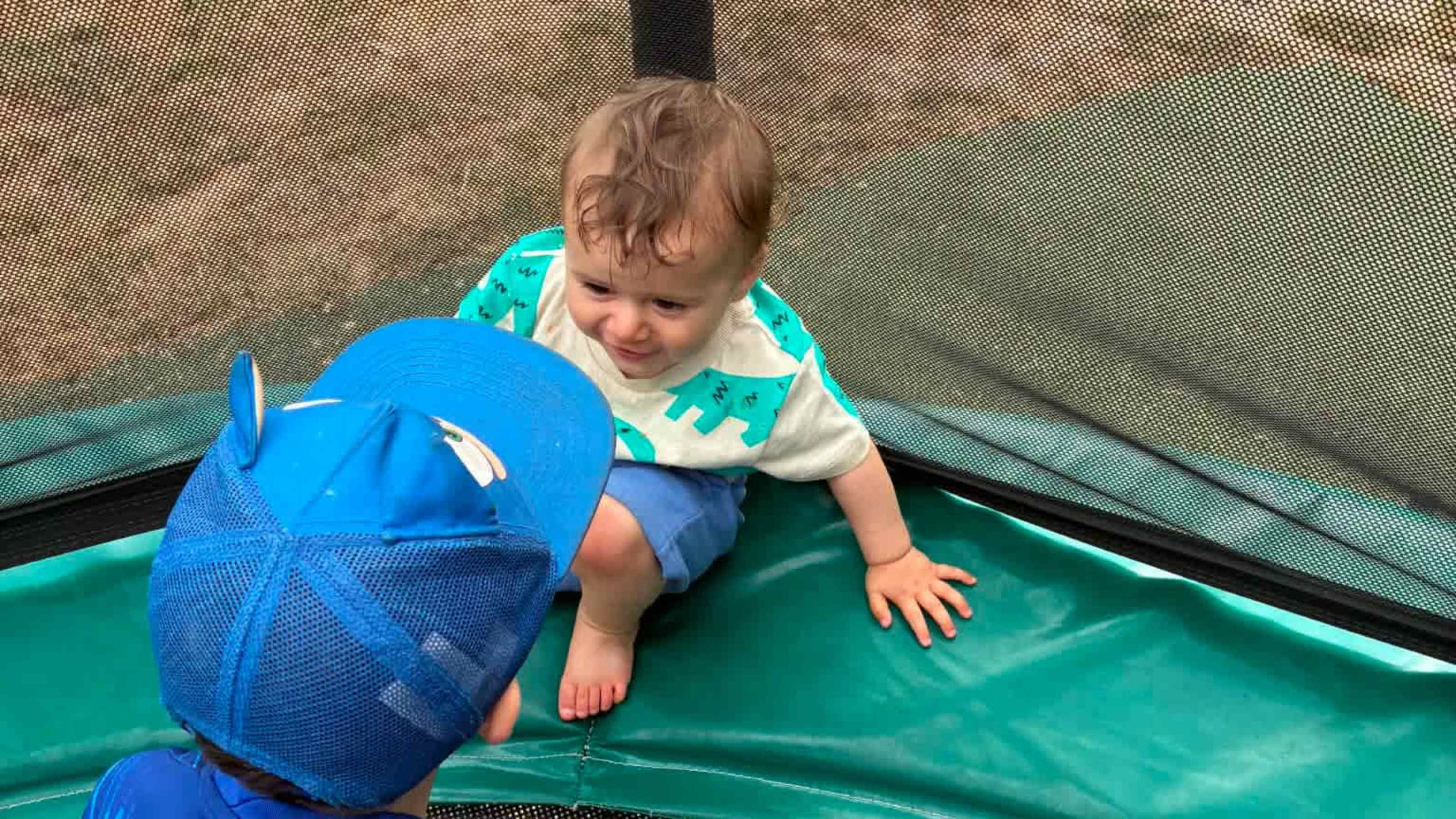 On the trampolines On the trampolines
