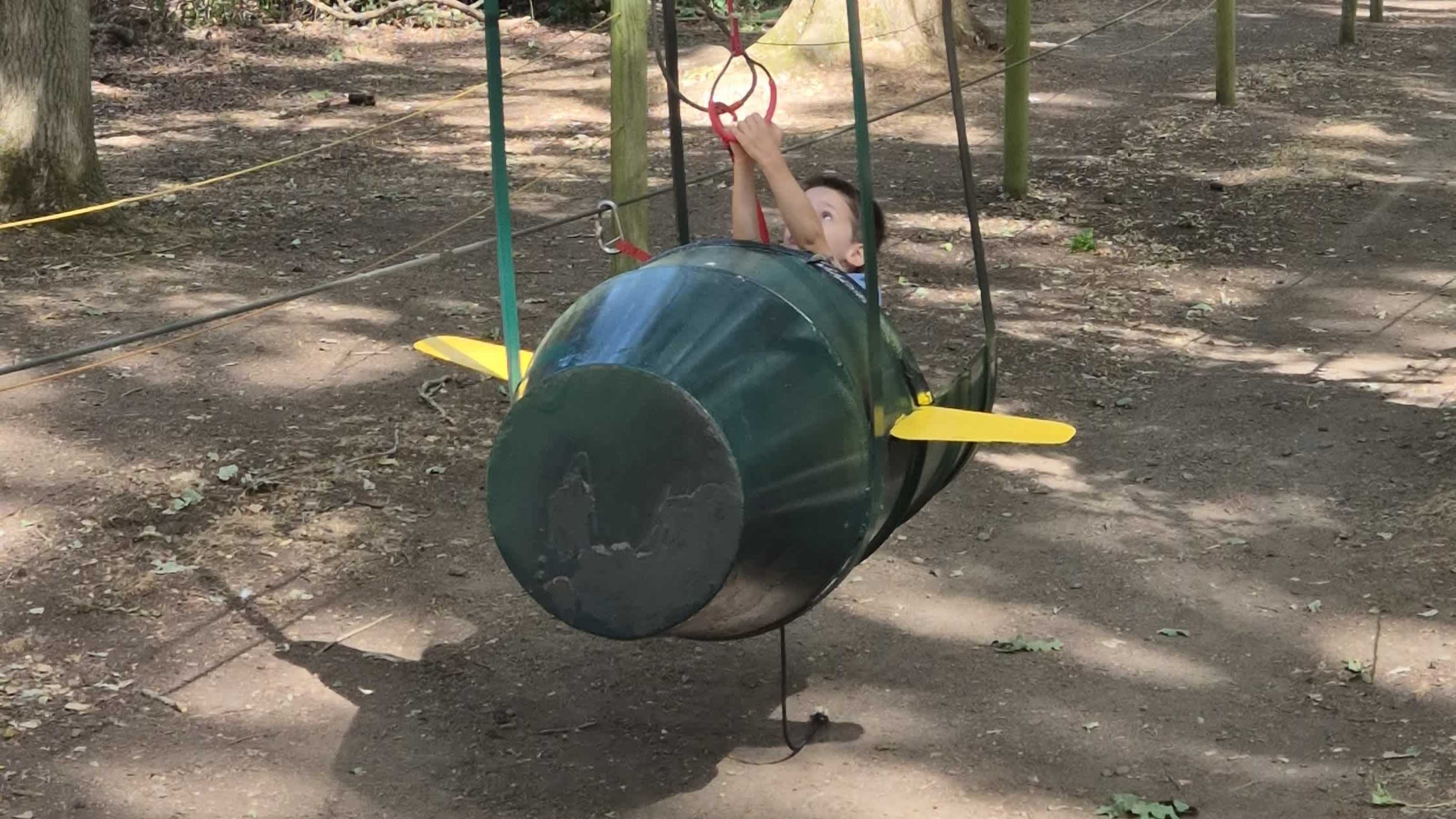 The rocket zip line
