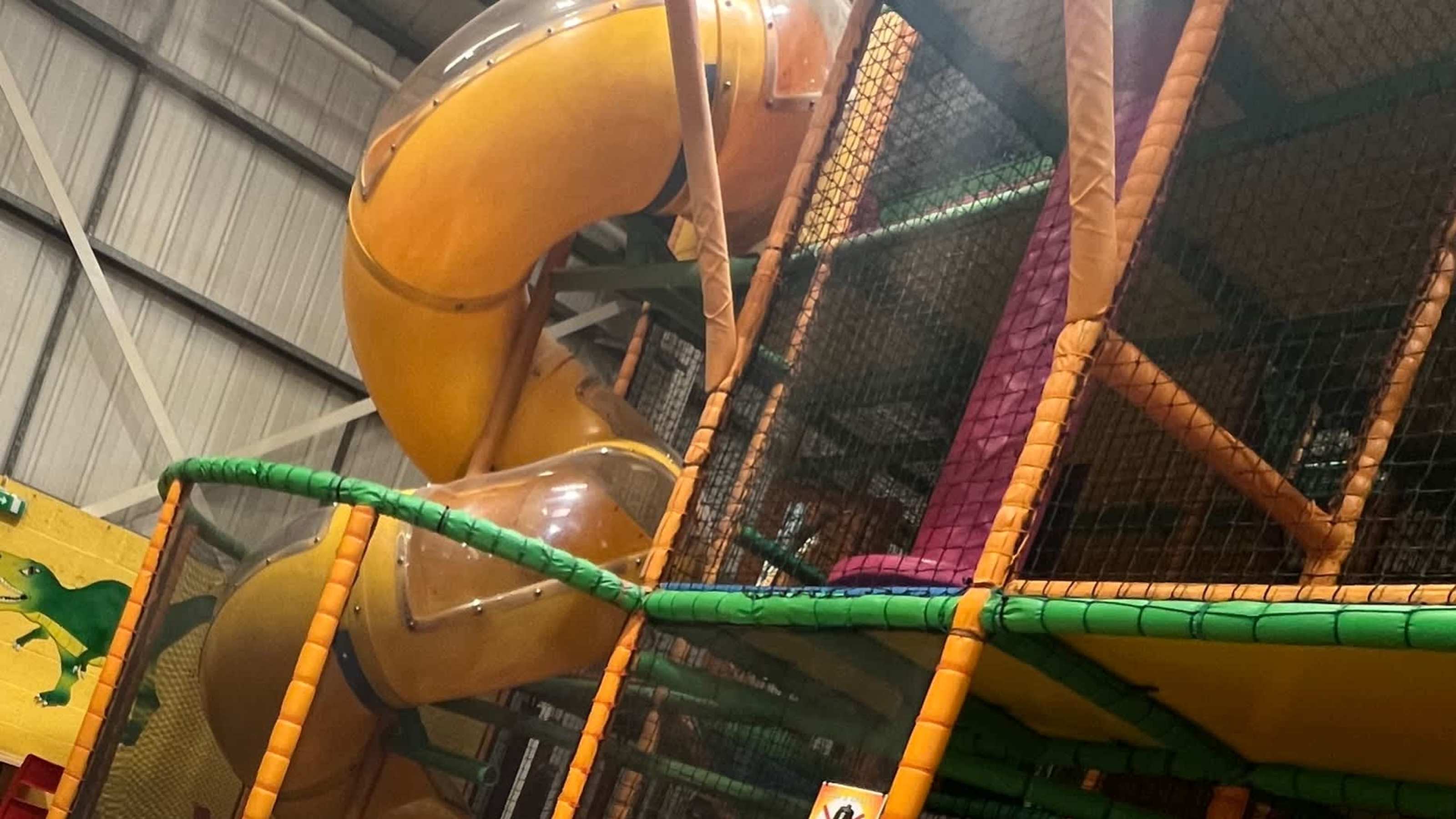 The spiral slide was a top contender The spiral slide was a top contender