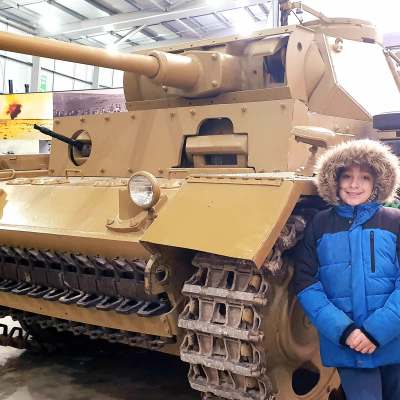 Discovering history up close at The Tank Museum, Dorset.