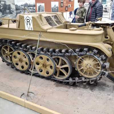 A tank that is also a motorbike!