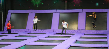 Kids jumping at High Altitude Trampoline Park in Norwich