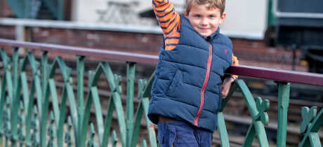 Boy at Elsecar Heritage Centre in Barnsley