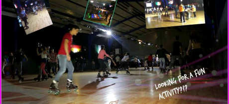 Roller skating at Roller Jam in Ballysimon