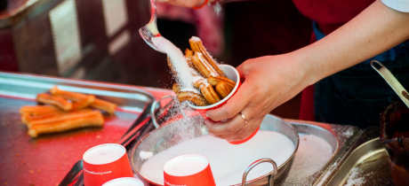 Churros at Foodies Festival in South Park Oxford