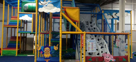 Indoor soft play frame at Cheeky Monkeys Worcester