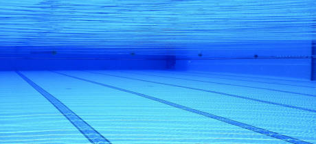 Inside swimming pool at Haverhill Leisure Centre