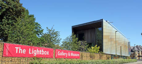 Outside view of The Lightbox in Woking