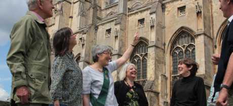 Group on tour at Canterbury Guided Walking Tours